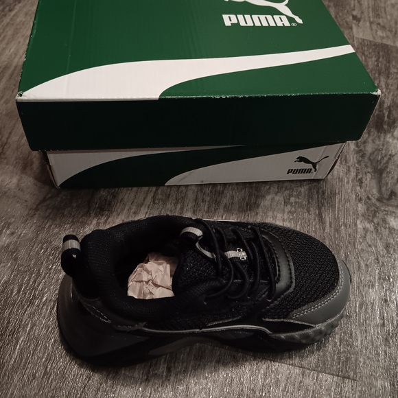 PUMA Kids Boys Rs-Trck Slate Lace Up Sneakers Shoes Casual - Black - Picture 8 of 10
